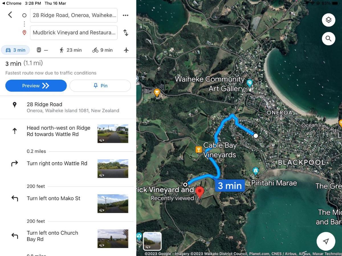La Casita Waiheke Leilighet Oneroa Eksteriør bilde